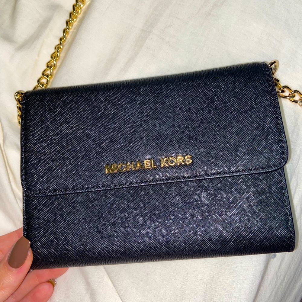 Daniela Small Saffiano Leather Crossbody Bag Michael Kors